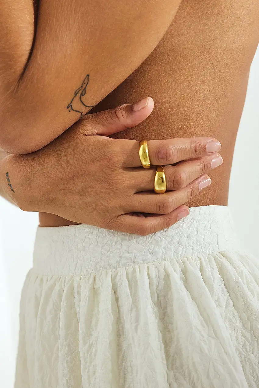 Ringar (dubbelpack) Guld