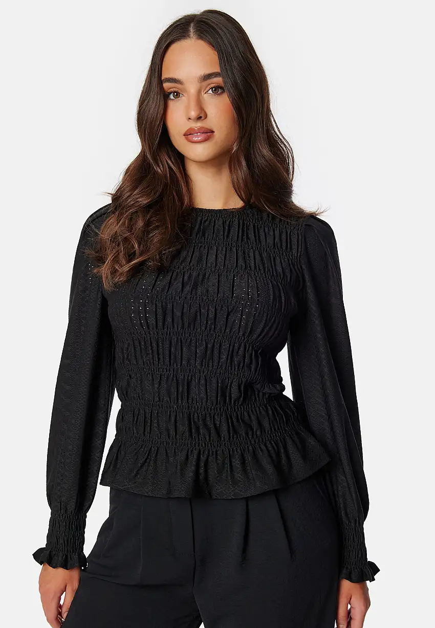 Long Sleeve Smock Top 69042614