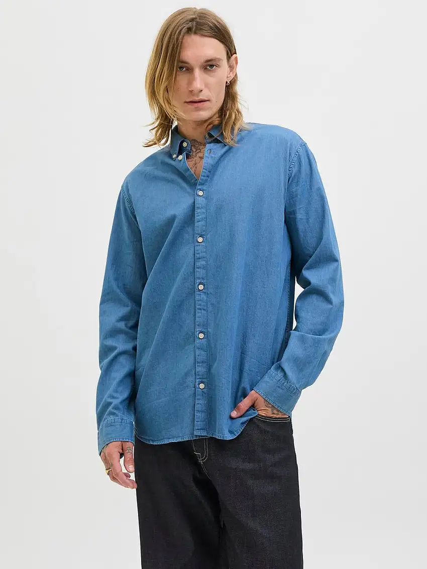Normal passform Denimskjorta 55504328