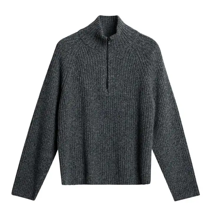 Victor Zip Wool Sweater Herr 60007923