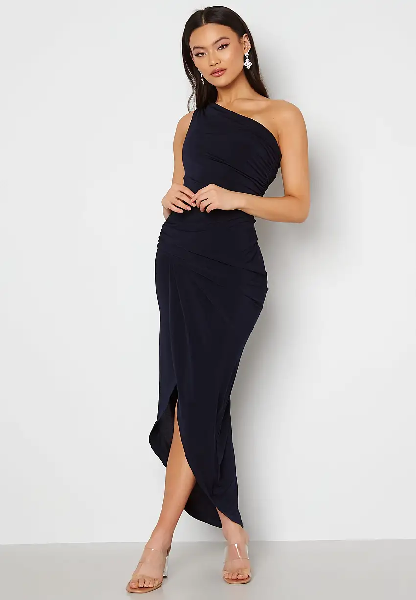 One Shoulder Rouch Dress 23177612