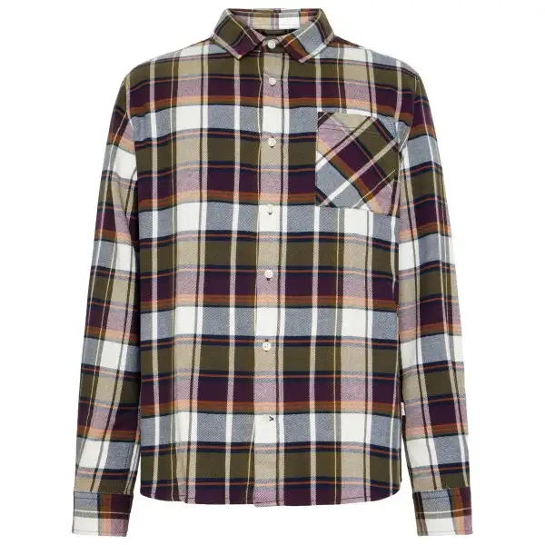 KnowledgeCotton Apparel - Regular Light Flannel Checkered - Skjorta