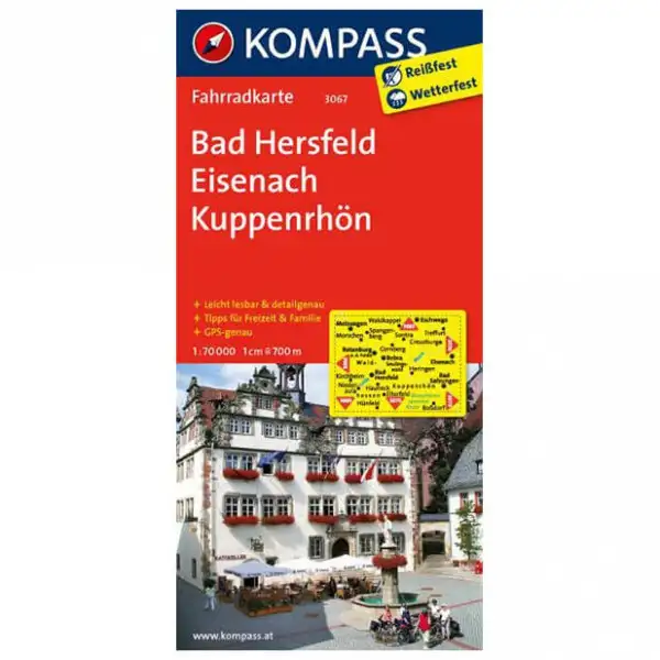Kompass - Bad Hersfeld - Cykelkartor