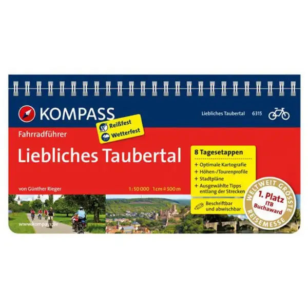 Kompass - Liebliches Taubertal - Cykelguider