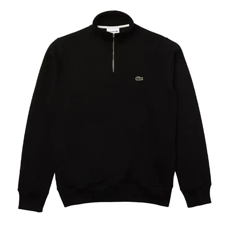 Zippered Stand-Up Collar Cotton Sweatshirt Herr 62868874