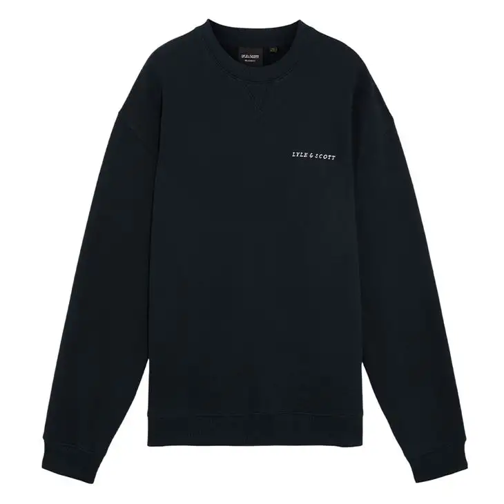 Script Brushback Crew Neck Sweatshirt herr 28057267