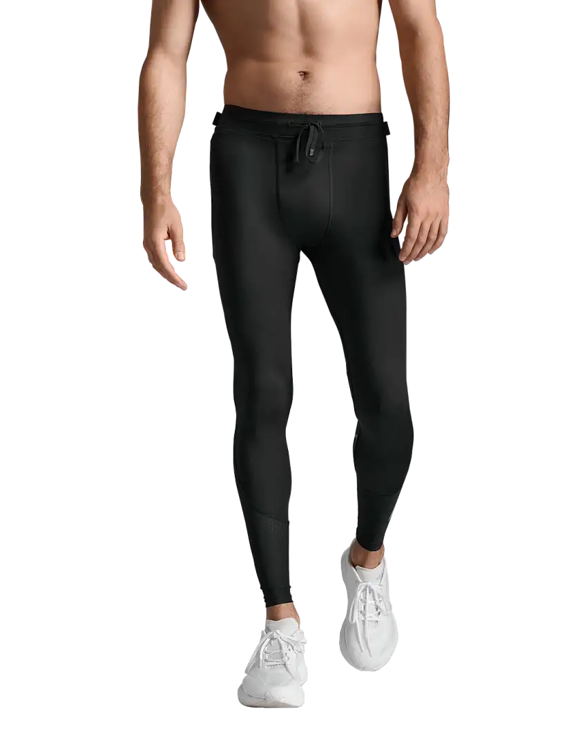 2XU Men's Aero Mesh Compression Tights Black/silver Reflective