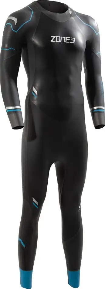Zone3 Mens' Advance Wetsuit Black/Blue