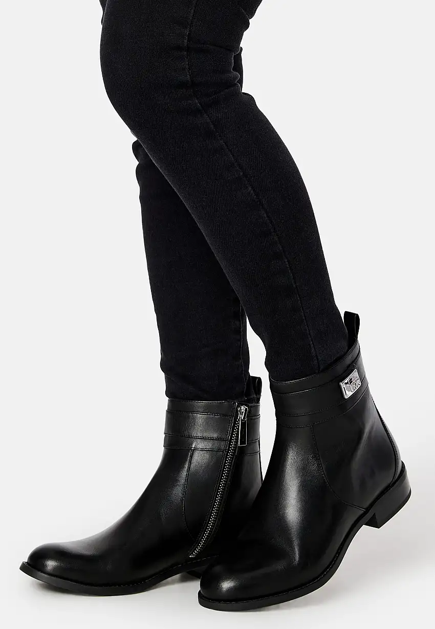 Padma Strap Flat Bootie 63093703