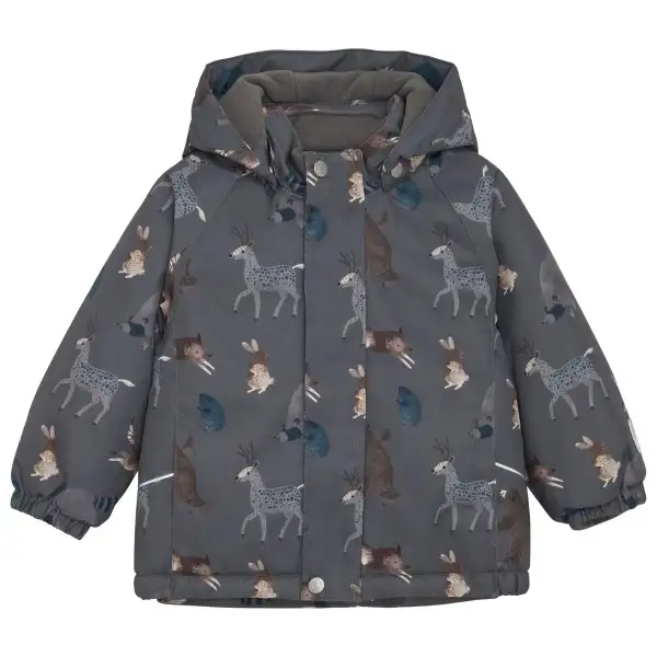 Minymo - Kid's Snow Jacket AOP - Vinterjacka