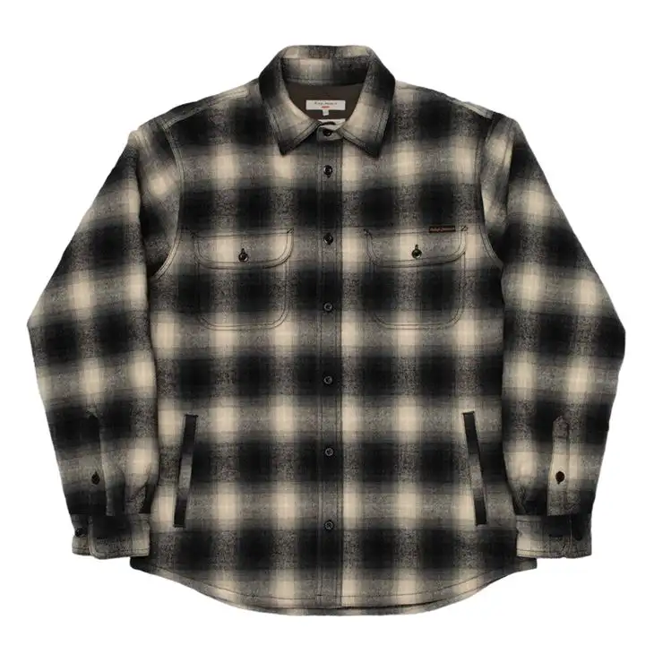 Glenn Padded Shadow Check Shirt herr 77722054
