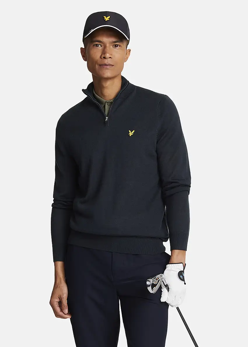 Golf Quarter Zip Merino Jumper 15901724