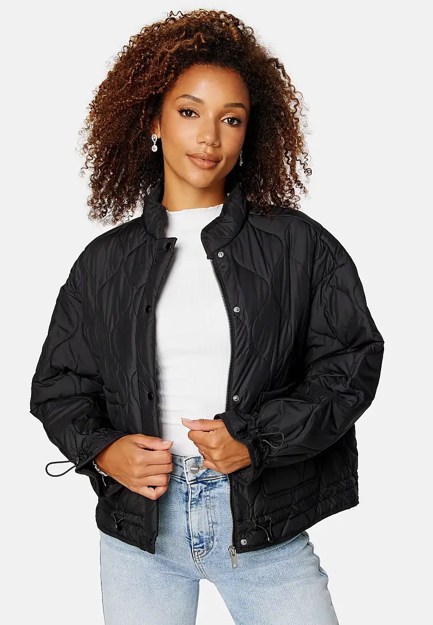 Line Short Quilted Jacket 93607338