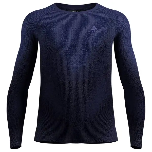 Odlo - BL Top Crew Neck L/S Performance Warm Blackcomb - Underkläder syntet