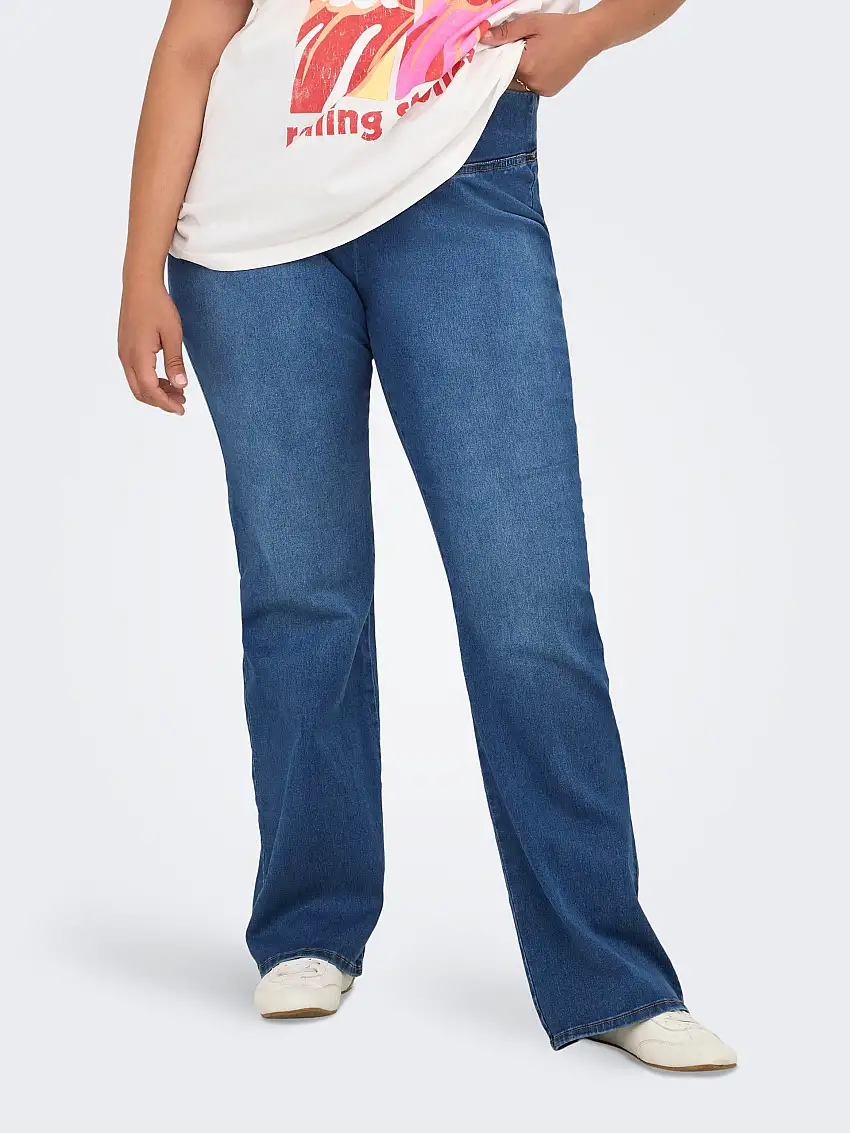 CARROYAL Medelhög midja Utsvängd passform Jeans 33879392