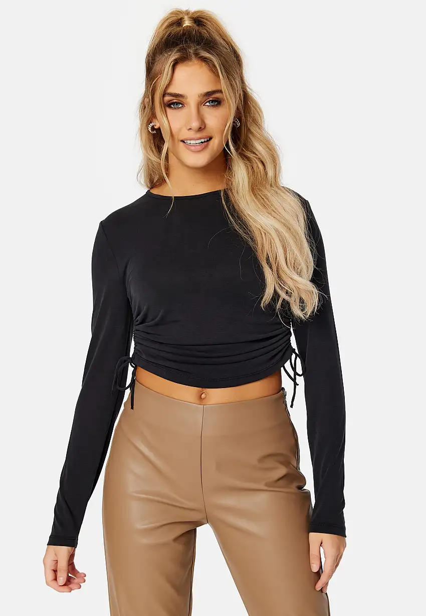 Free L/S Ruching Top 30029945