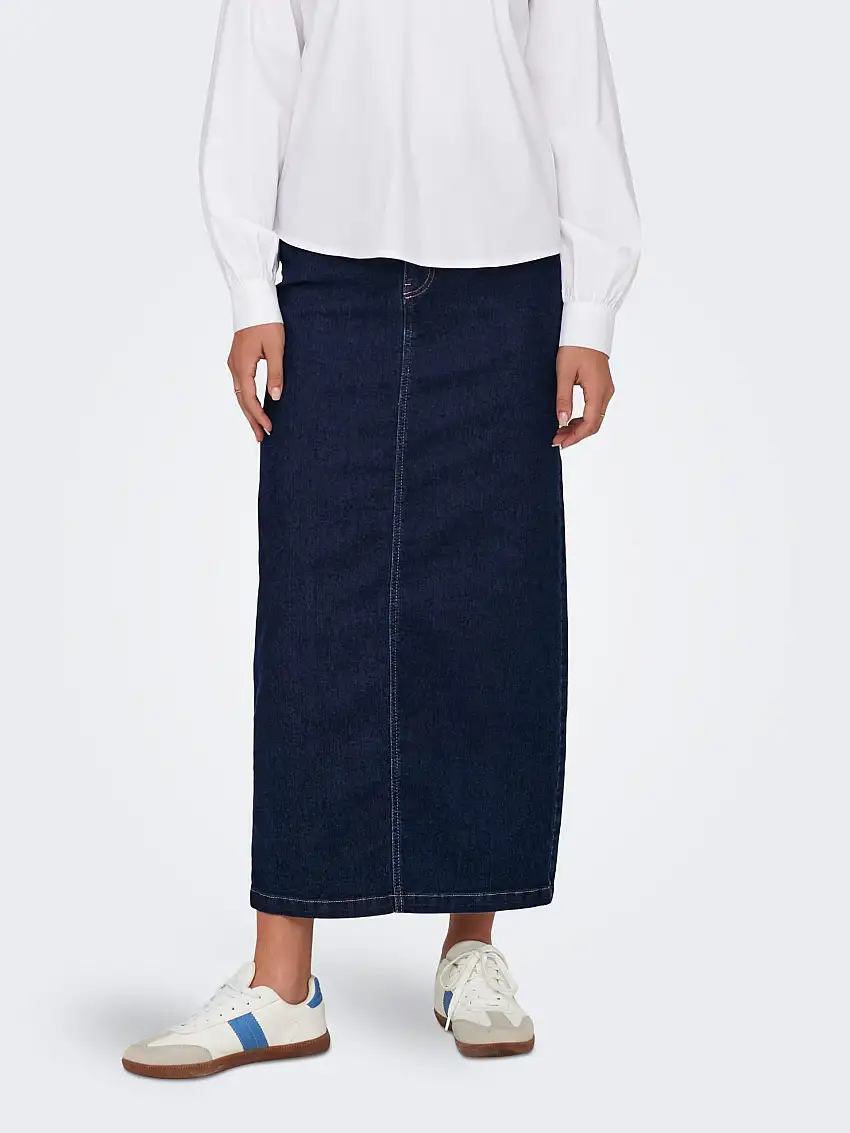 JDYMOON Denim Lång kjol 41382176
