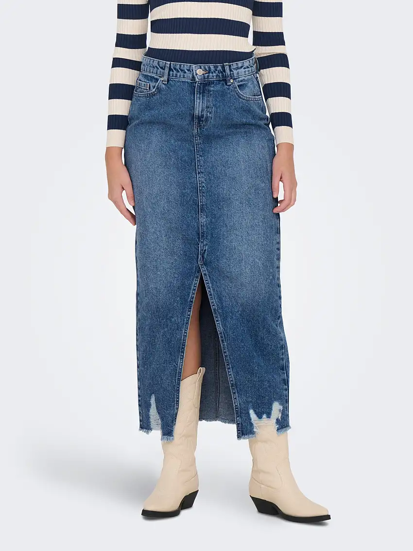 ONLEMMA Denim Lång kjol 65447430