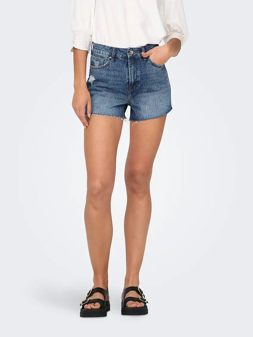 -ONLGABI Hög midja Normal passform Denimshorts 90742751
