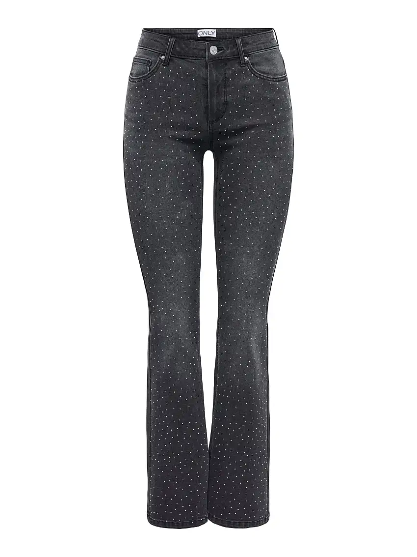 ONLWAUW Medelhög midja Utsvängd passform Jeans 53423468