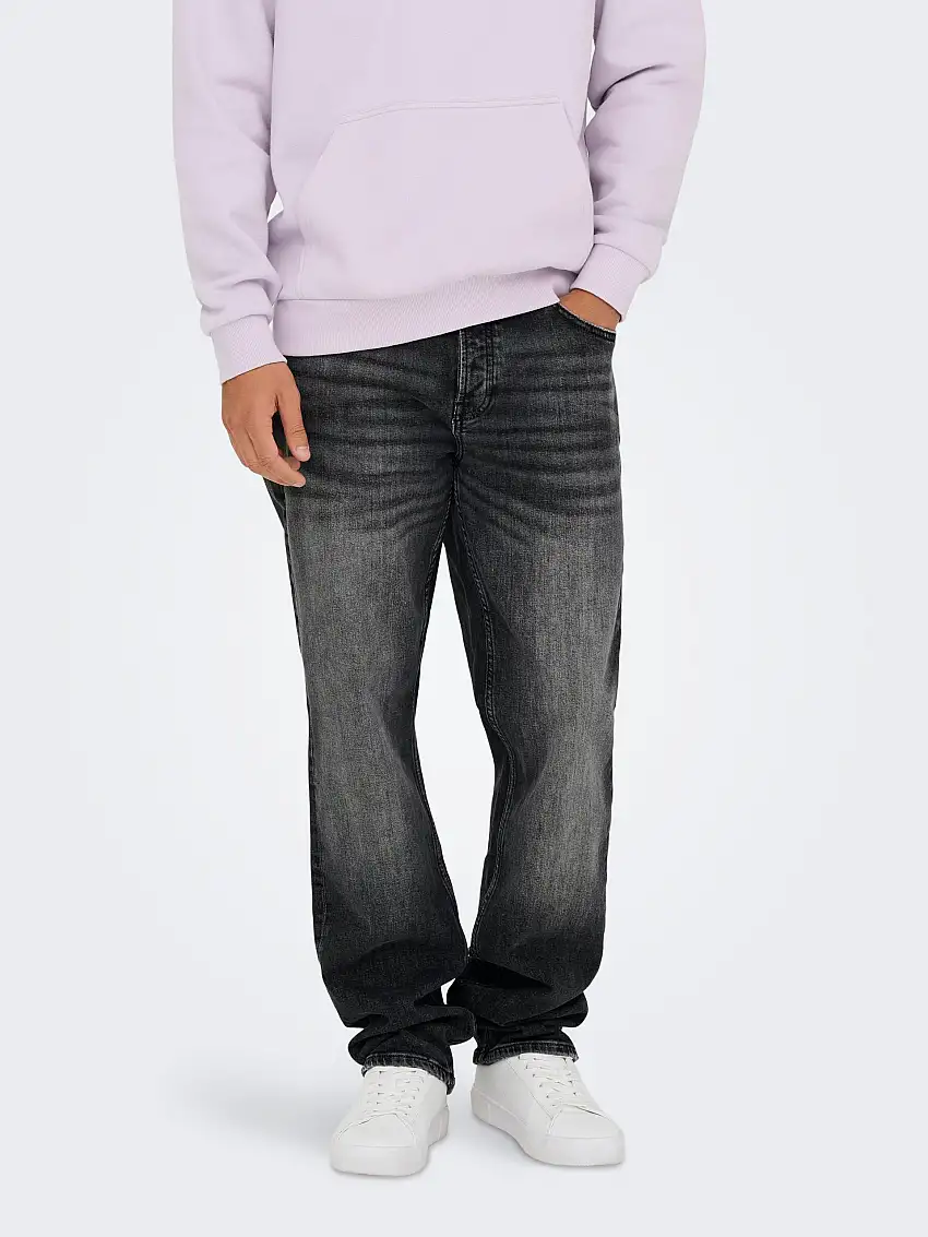 ONSEDGE Medelhög midja Rak passform Jeans 54363507