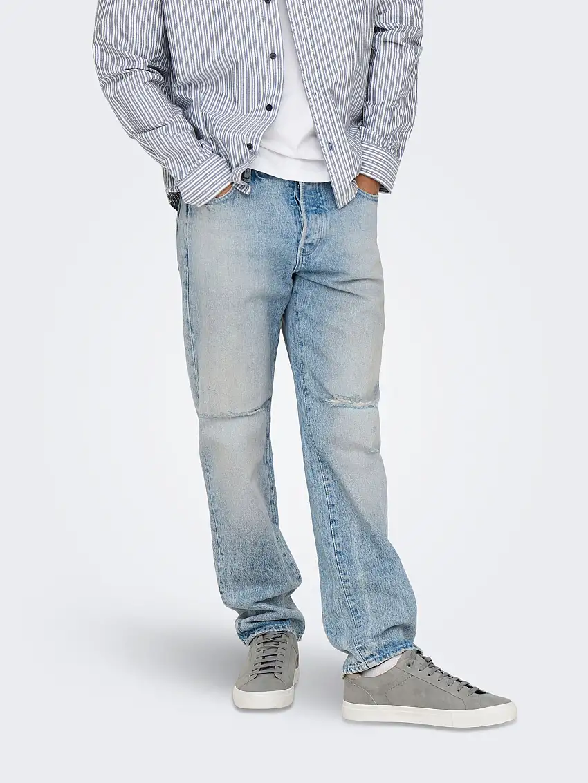 ONSEDGE Medelhög midja Rak passform Jeans 57484052