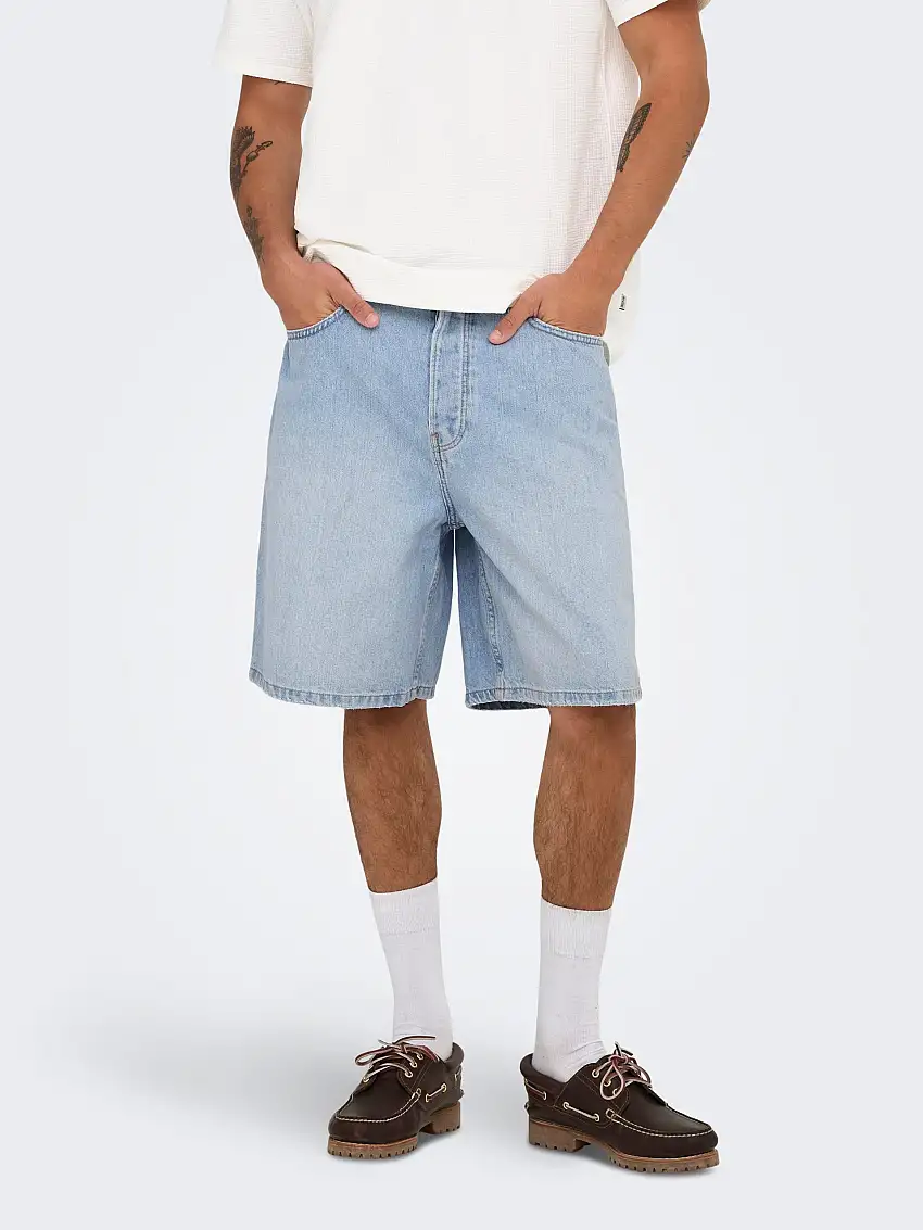 ONSFADE Medelhög midja Lös passform Shorts 90925019