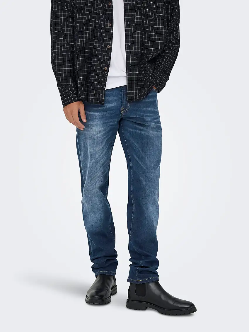 ONSWEFT Medelhög midja Normal passform Jeans 81352739