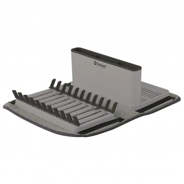 Outwell - Dunton Foldable Dish Rack With Sponge Drain - Campingtillbehör