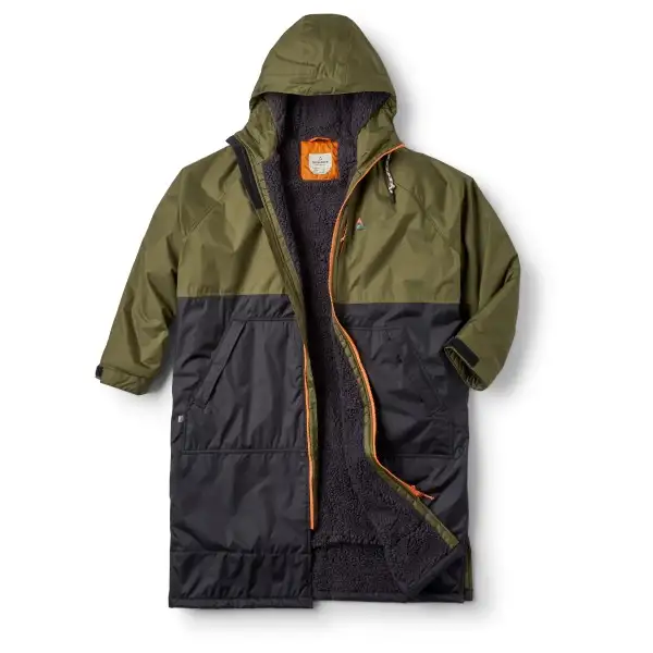 Passenger - Waves Recycled Sherpa Lined Changing Robe - Strandponcho