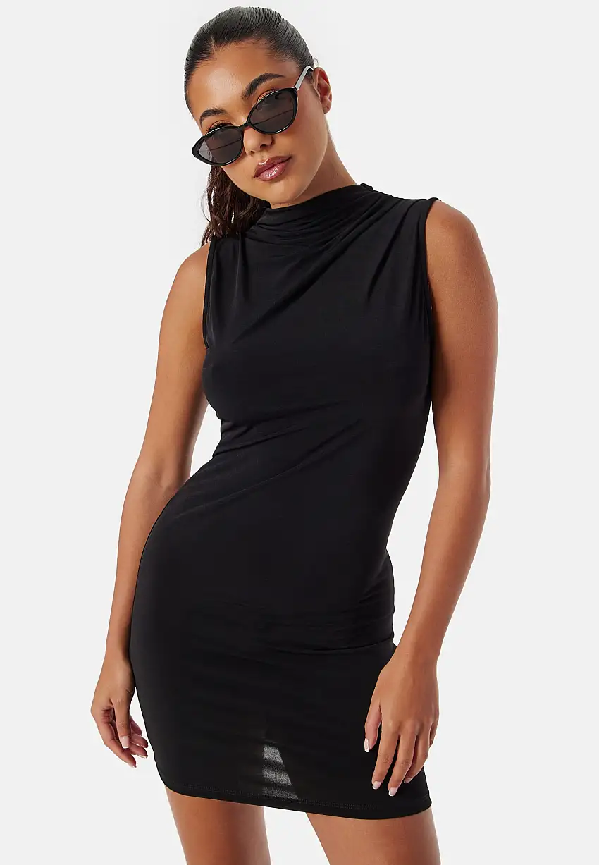 Pcmadison Sl Draped Dress 69734434