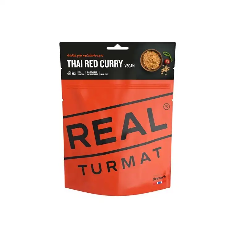 Real Turmat Vegan Thai Red Curry With Rice