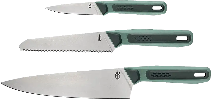 Gerber ComplEAT Knife Set Green
