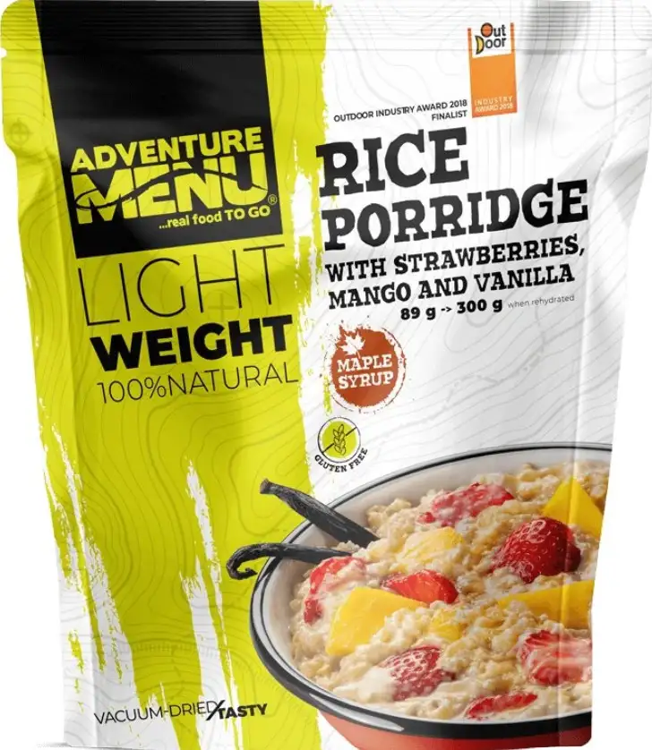 Adventure Menu Rice Porridge With Strawberries, Mango And Vanilla Nocolour