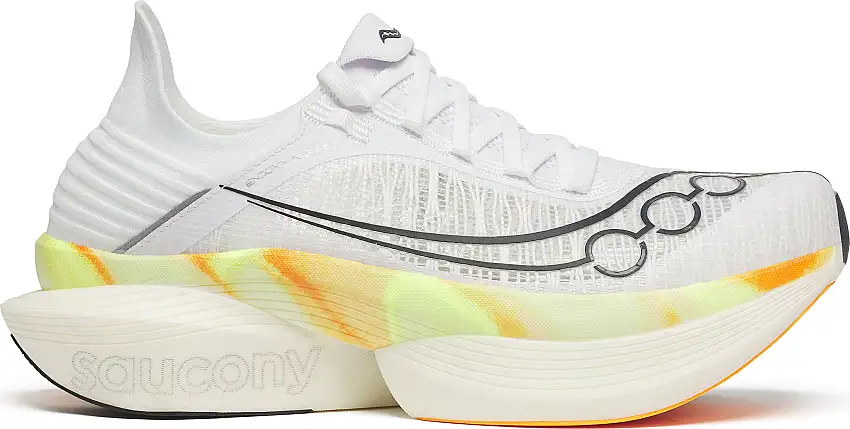 Saucony Unisex Endorphin Elite 2 White/peel