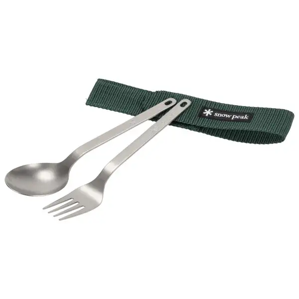 Snow Peak - Titanium Fork & Spoon Set