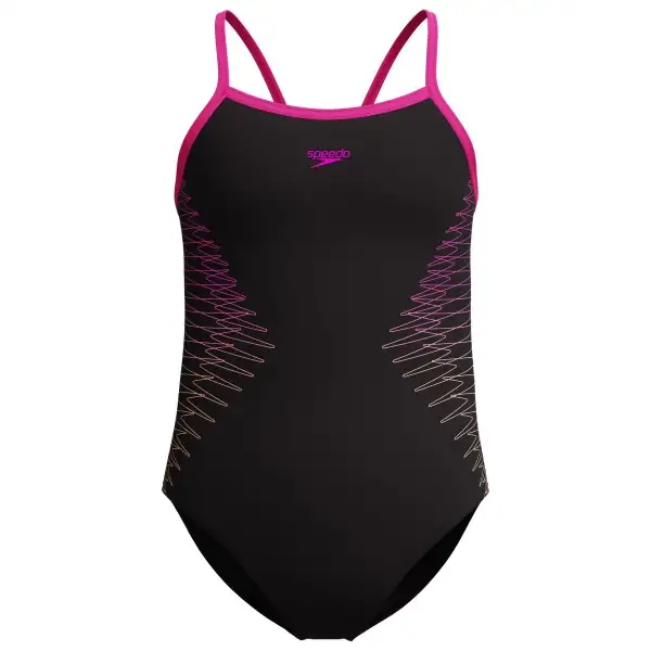 Speedo - Kid's Plastisol Placement Thinstrap Muscleback - Baddräkt