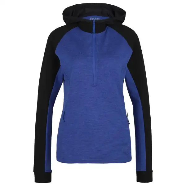 Stoic - Women's Merino260 StadjanSt. 3/4 Zip w. Hood - Merinohoodie