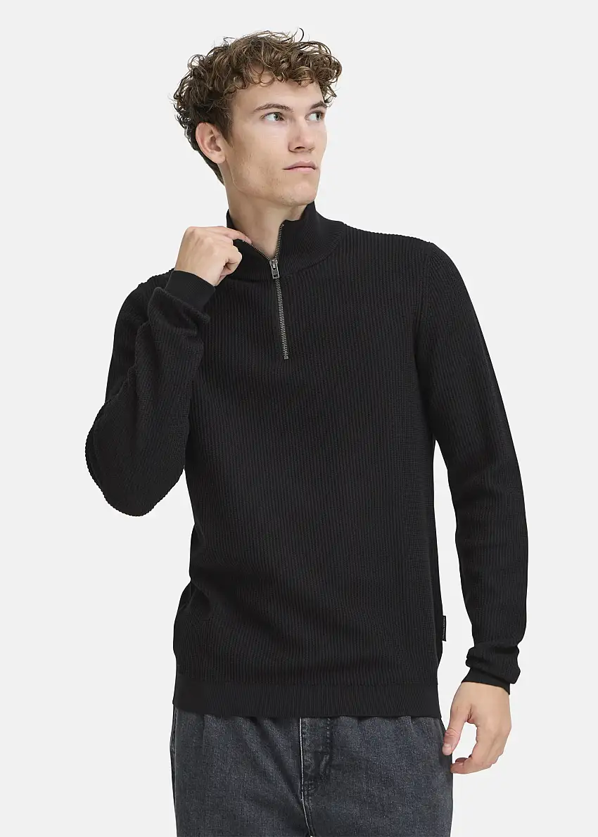 CFNOAR structured halfzip knit 86300471