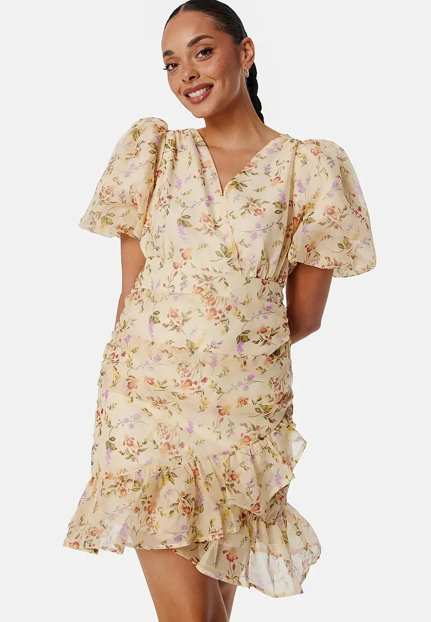 Vmphoebe 2/4 V-Neck short dress 37487145