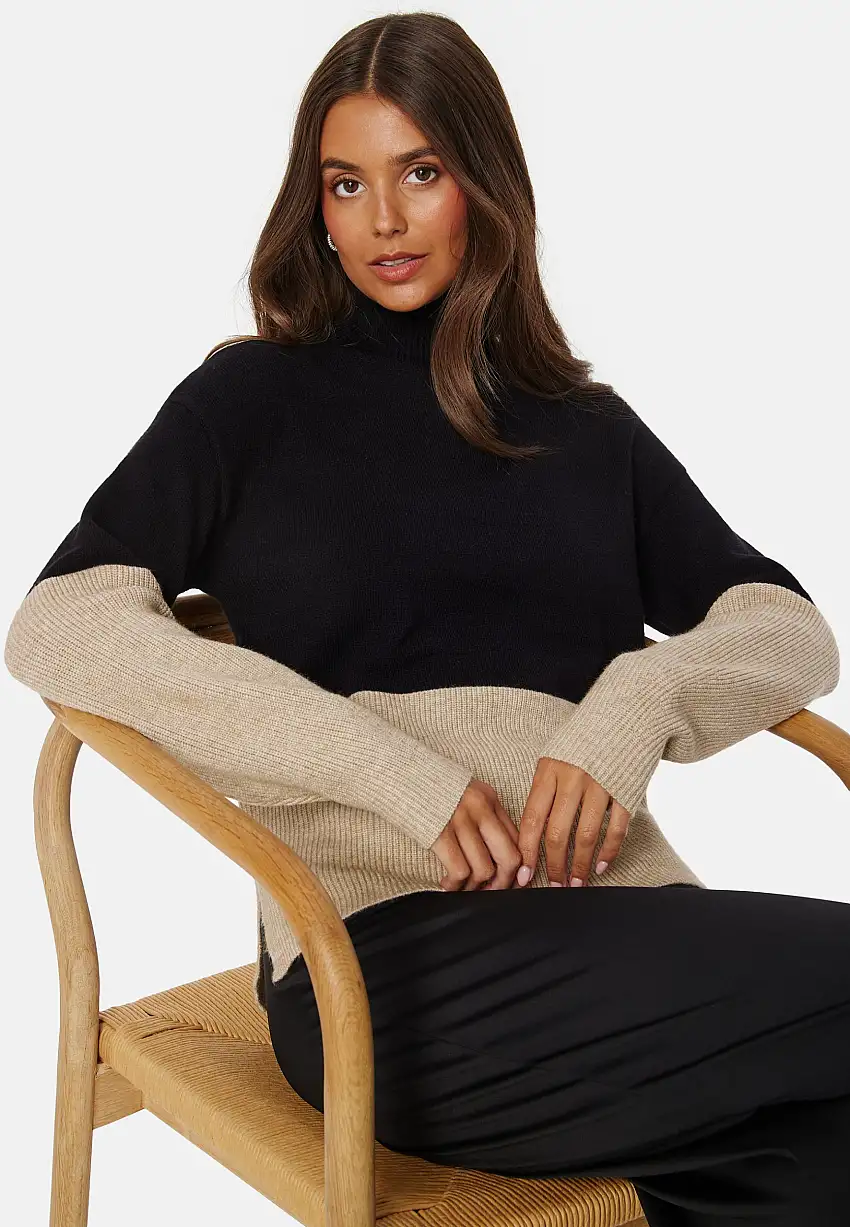 Ril Blocking Roll-NK L/S Knit Top 58718088