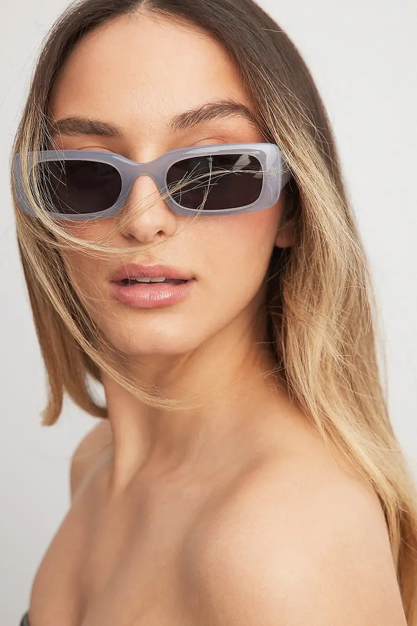 Vida solglasögon med retrolook Blå