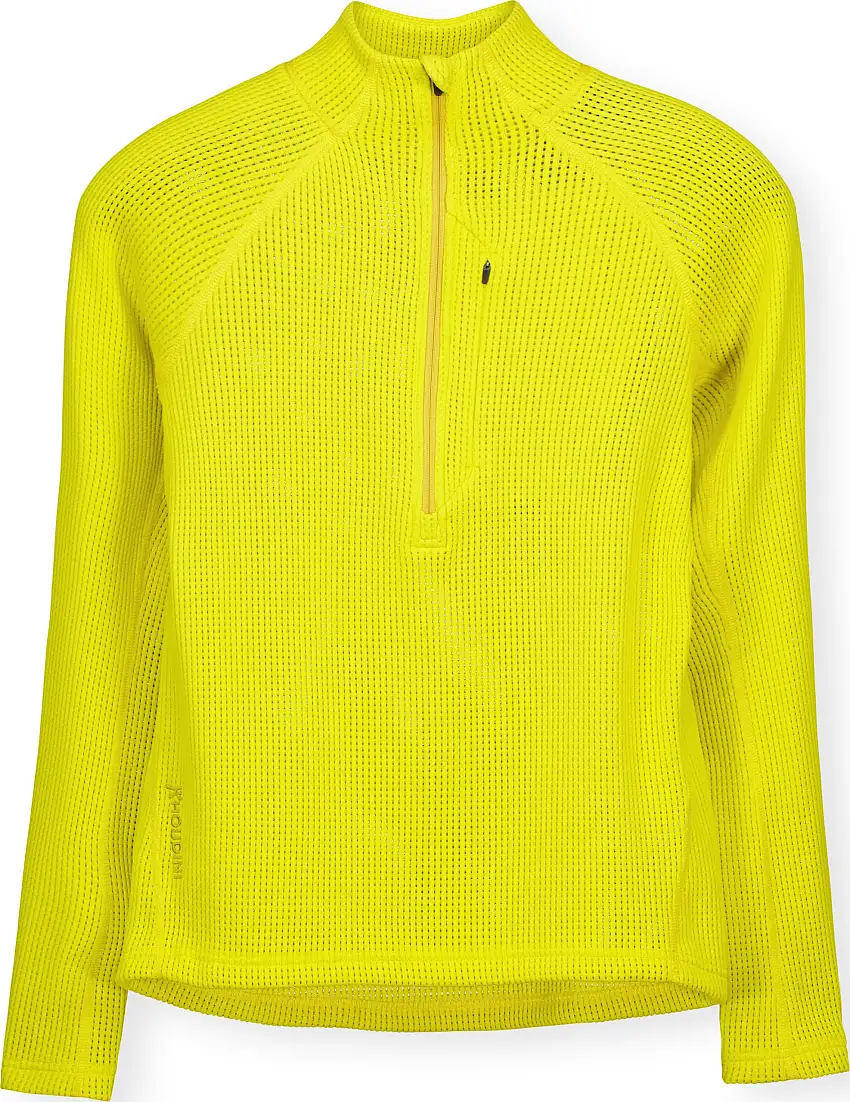 Houdini Women's Pace Flow Half Zip Be The Light Green