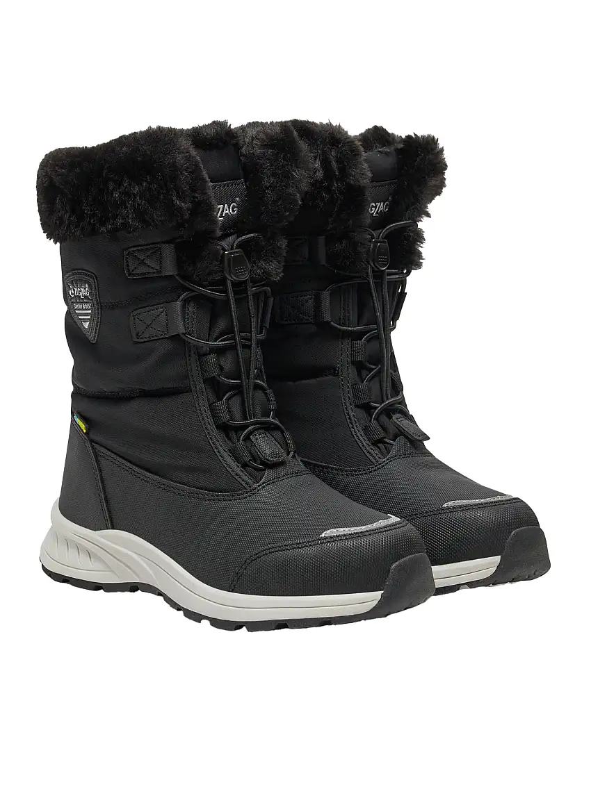 ZigZag Kids' Wesend Boot Waterproof V2 Black/White